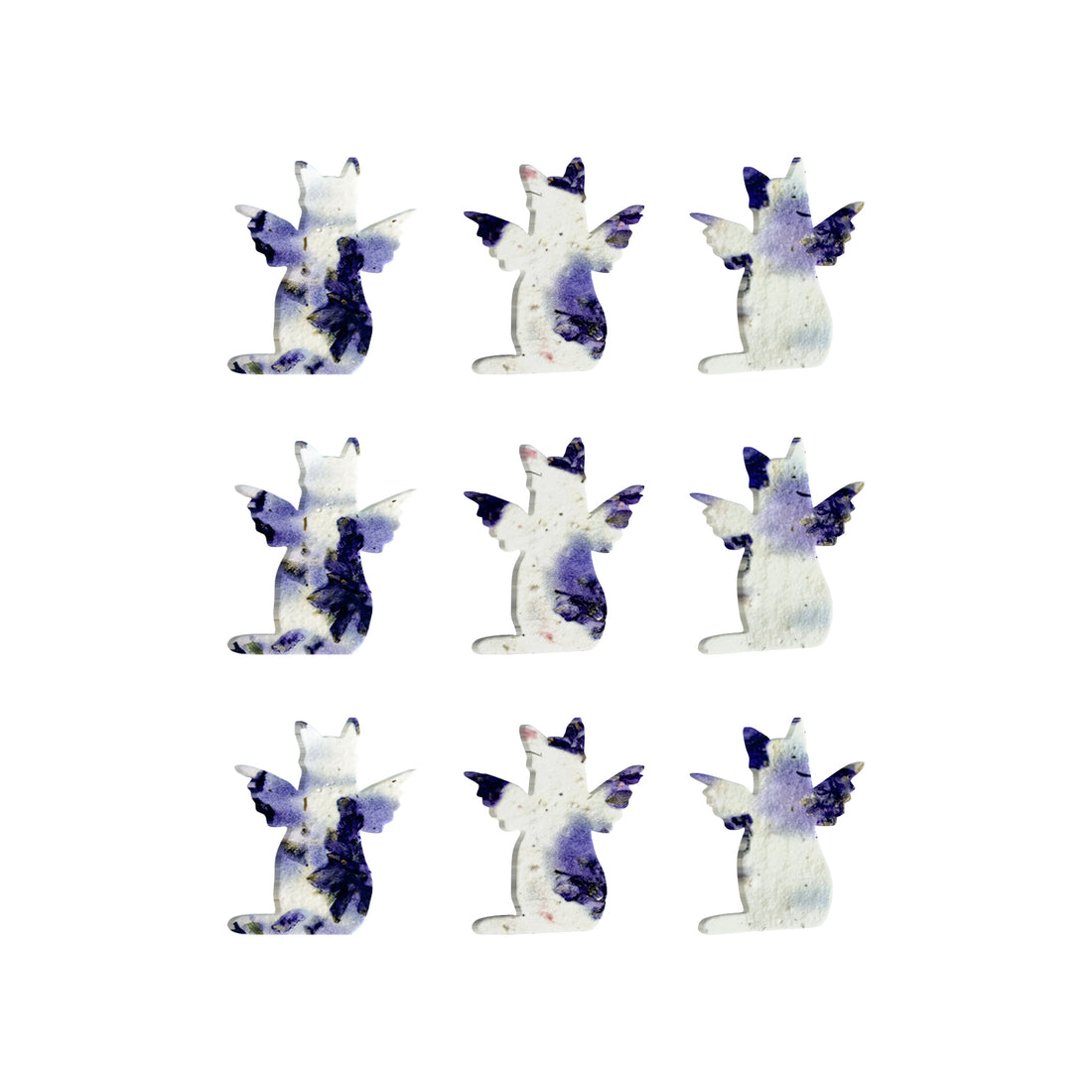 Purple Cat Plantable Seed Paper – Set of 24 - Seed Bloom Gifts