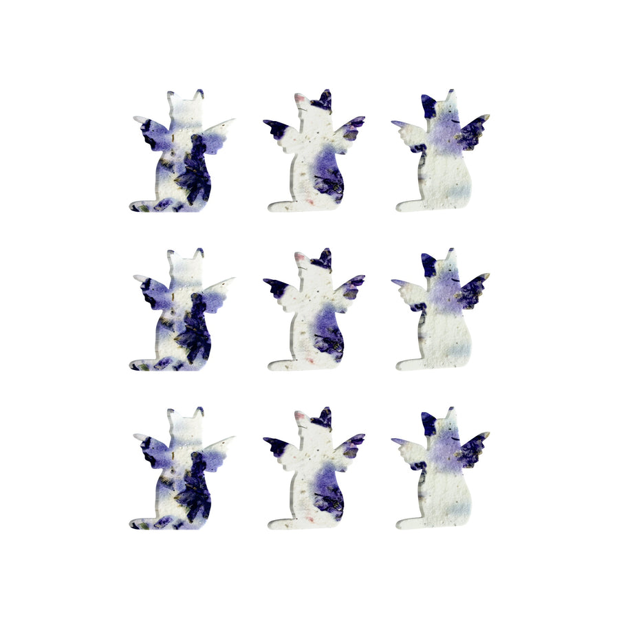 Purple Cat Plantable Seed Paper – Set of 24 - Seed Bloom Gifts