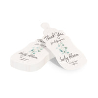 Baby Bottles Plantable Seed Paper –  Set of 15 (Green) - Seed Bloom Gifts