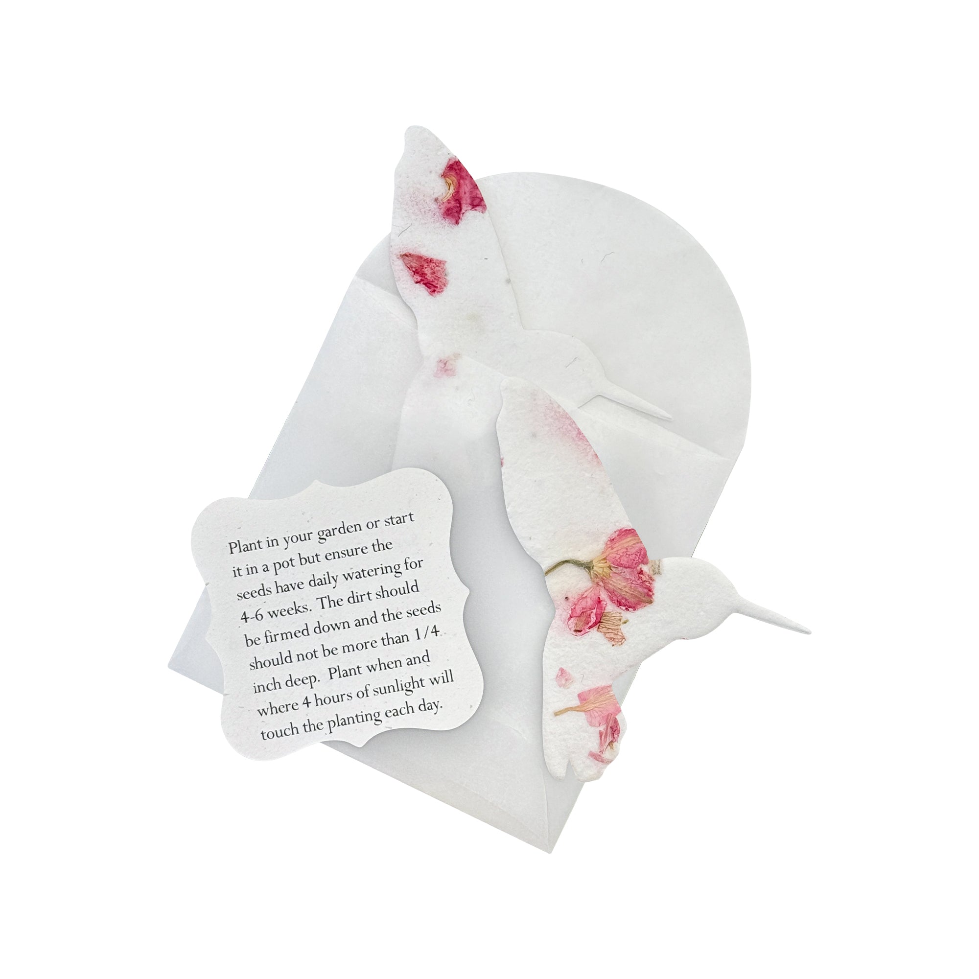 memorial seeds to plant Plantable Hummingbird Memorial Seed Paper
