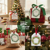Christmas Holiday Gift Tags – 24pcs / 48pcs Set