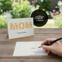 Colorful personalized Mother's Day cards, showcasing unique designs and loving messages for celebrating mothers