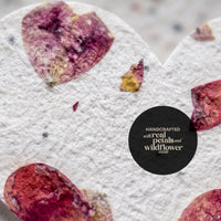 Close-Up Large Pink Heart Plantable Seed Paper – Set of 50 - Seed Bloom Gifts