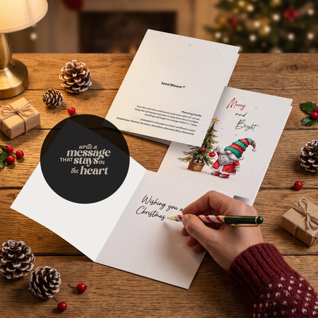 Bloom Illustrated Christmas Cards
