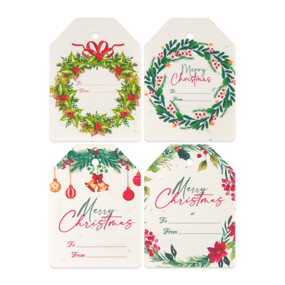 Christmas Holiday Gift Tags – 24pcs / 48pcs Set
