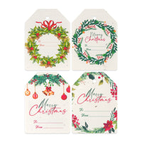 Christmas Holiday Gift Tags – 24pcs / 48pcs Set