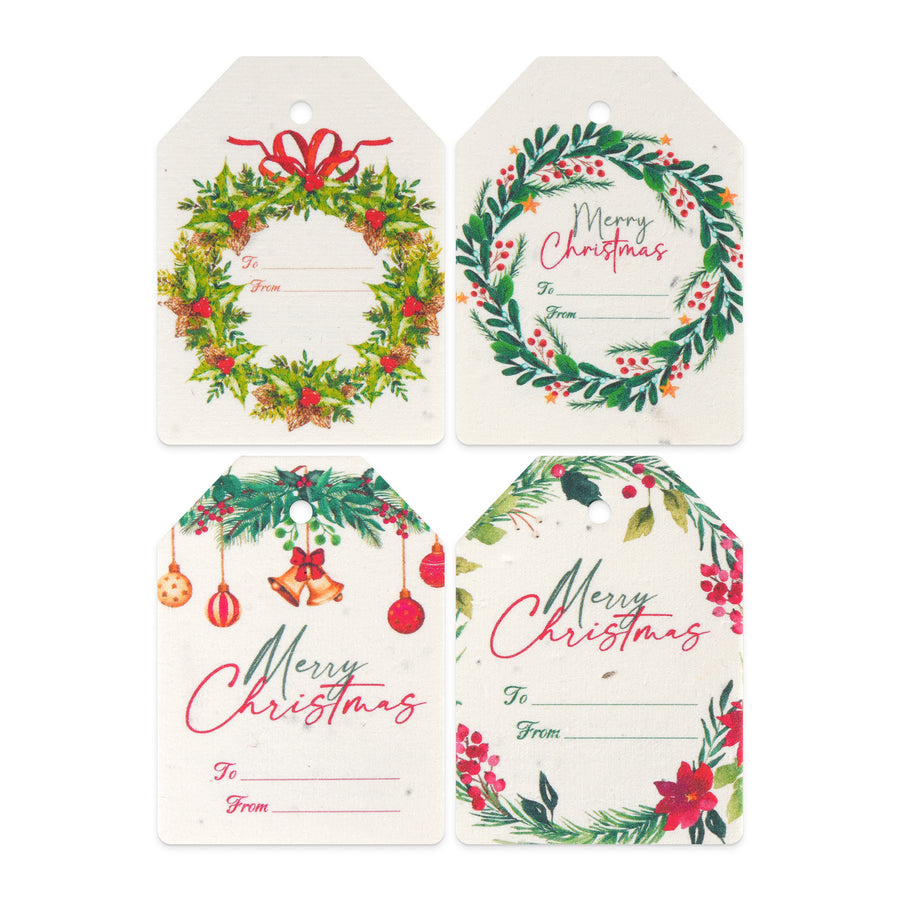 Christmas Holiday Gift Tags – 24pcs / 48pcs Set
