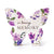Butterfly Memorial Favors with purple florals, in loving memory