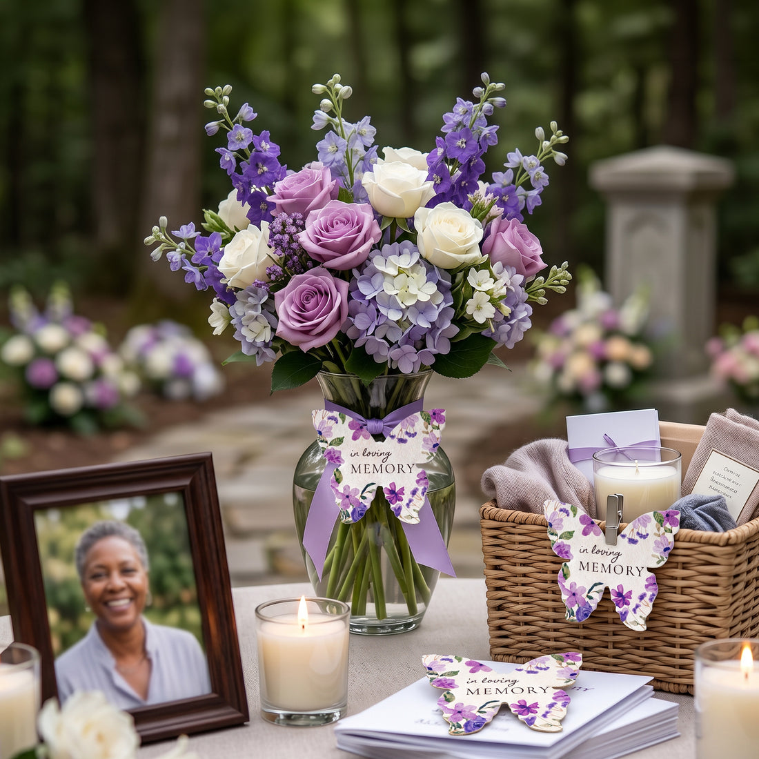 Bloom Butterfly Memorial Favors