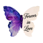 Butterfly Wedding Favors, purple watercolor wing, forever in loved