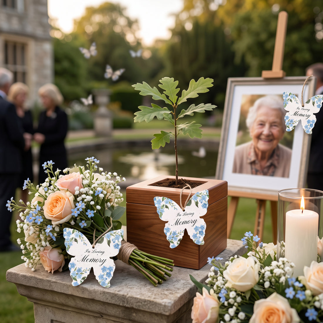 Forget Me Not Memorial Favors