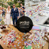 Butterfly Confetti Seed Paper perfect for weddings, baby showers, birthdays and DIY crafts in multiple colors