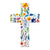 Floral Bloom Cross-Shaped Funeral Favors for memorial gifts