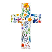Floral Bloom Cross-Shaped Funeral Favors for memorial gifts