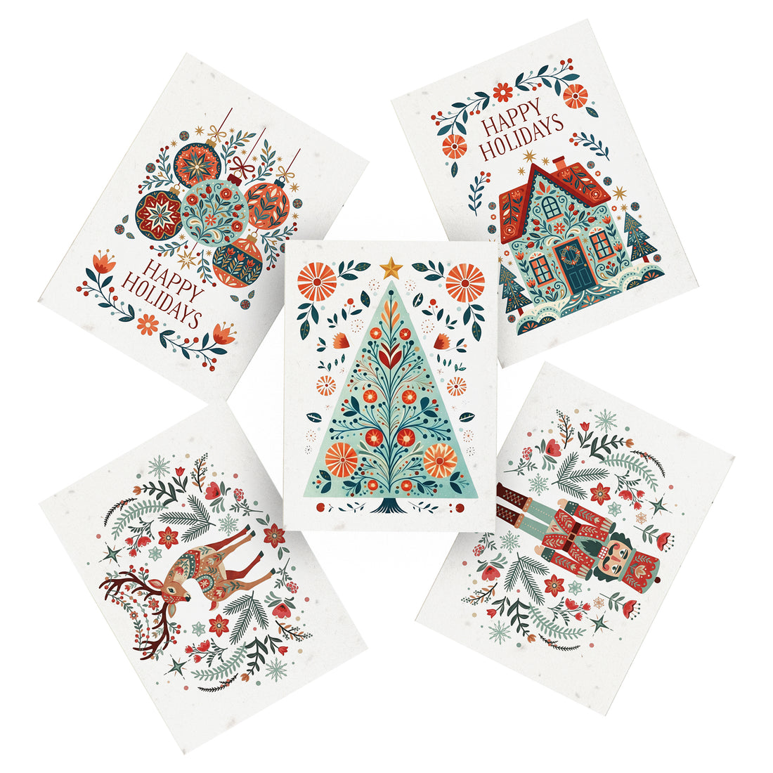 Bloom Illustrated Christmas Cards