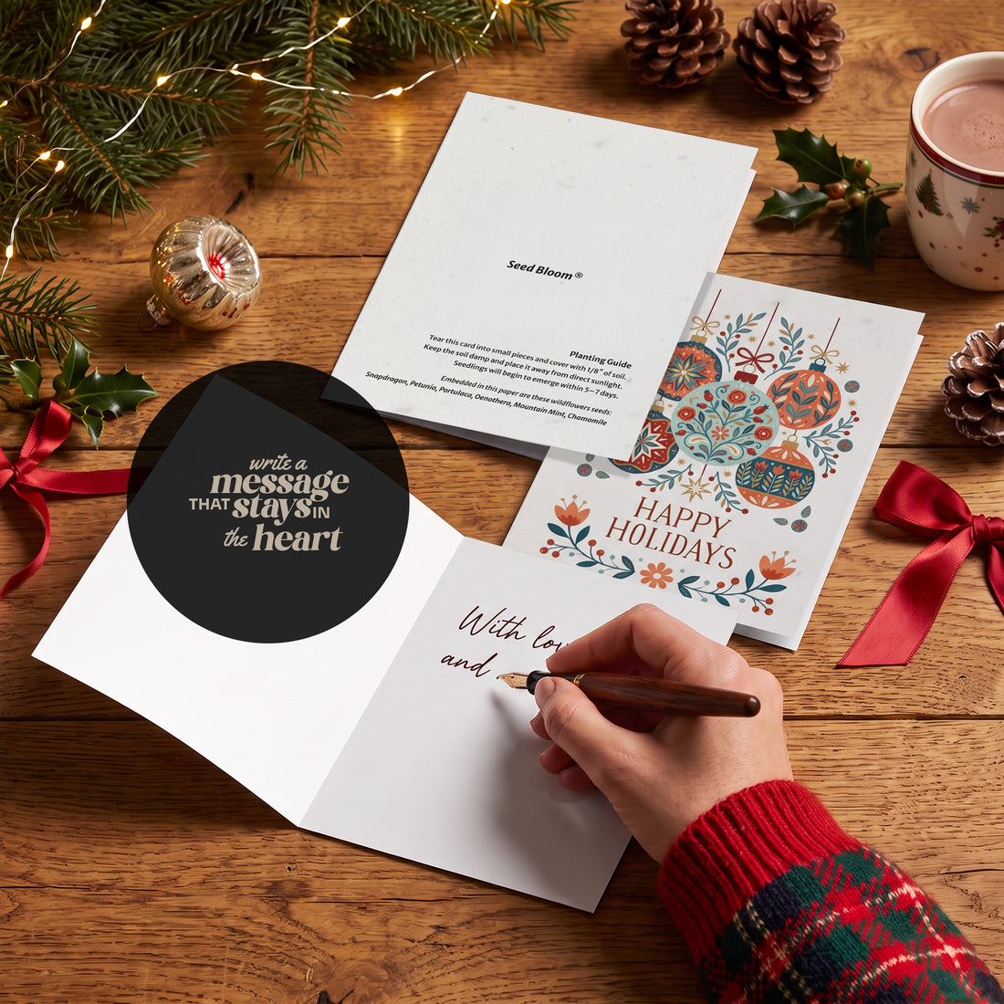Bloom Illustrated Christmas Cards