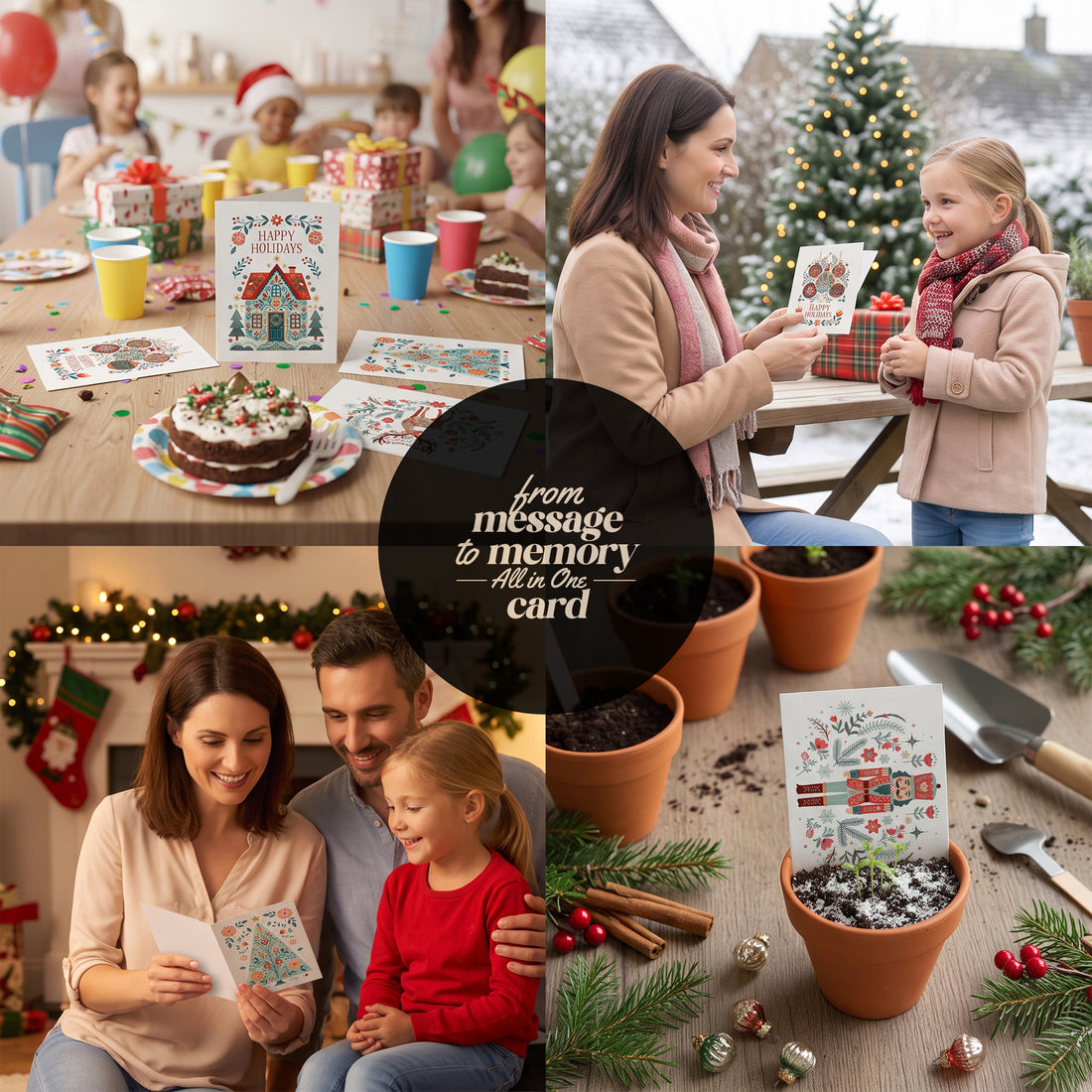 Bloom Illustrated Christmas Cards