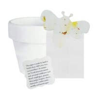 Bee Shaped Seed Paper Baby Shower Favor By Seed Bloom Gifts paperweight with text on a white background