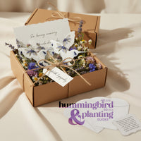 Celebration of Life Hummingbird Seed Paper Bundle – 48 Plantable Hummingbirds, 50 Planting Guides