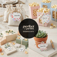 Bloom Thank You Tags for bridal shower favors, ideal for adding a personal touch to party gifts
